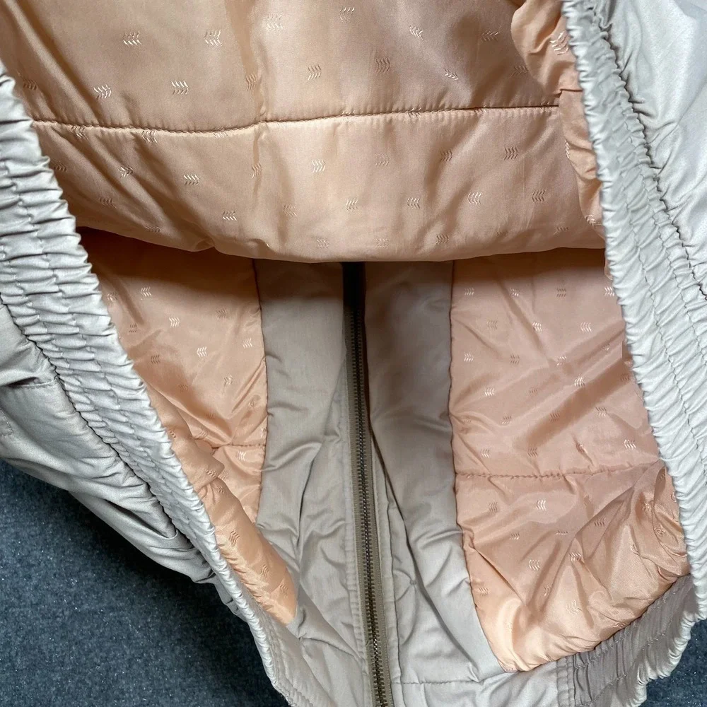 Levi's Vintage 80s Men's Winter Coat Size L‎ Beige Puffer Bomber